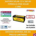 BATERIA SOLAR 260 AH