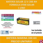 BATERIA SOLAR 200 AH