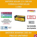 BATERIA SOLAR 200 AH