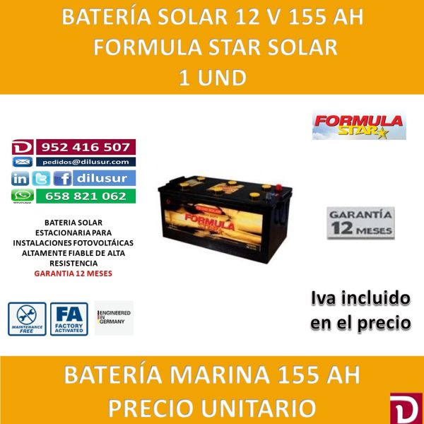 BATERIA SOLAR 155 AH