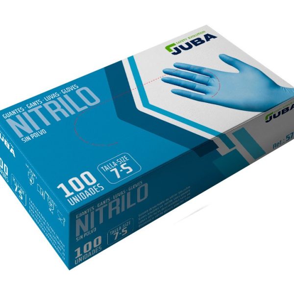 Guantes de nitrilo azul eco T9-L 100 und