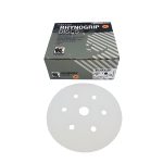 Disco lija velcro 150 mm 6A White line grano 120 50 UND