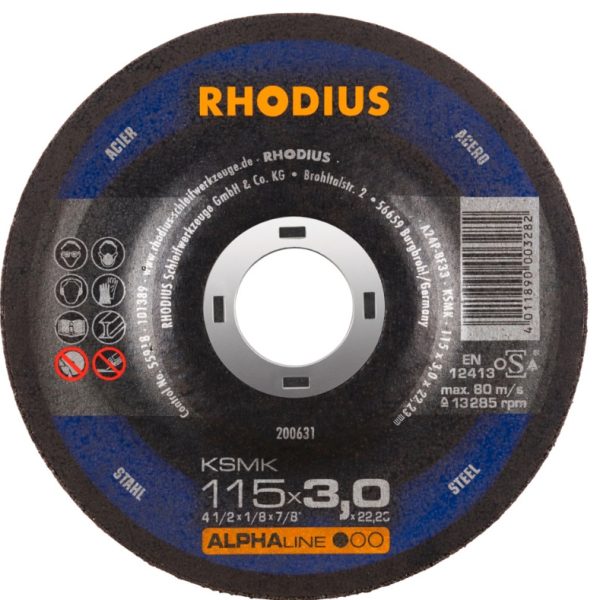 Disco corte hierro 115 x 3 mm KSMK 25 und