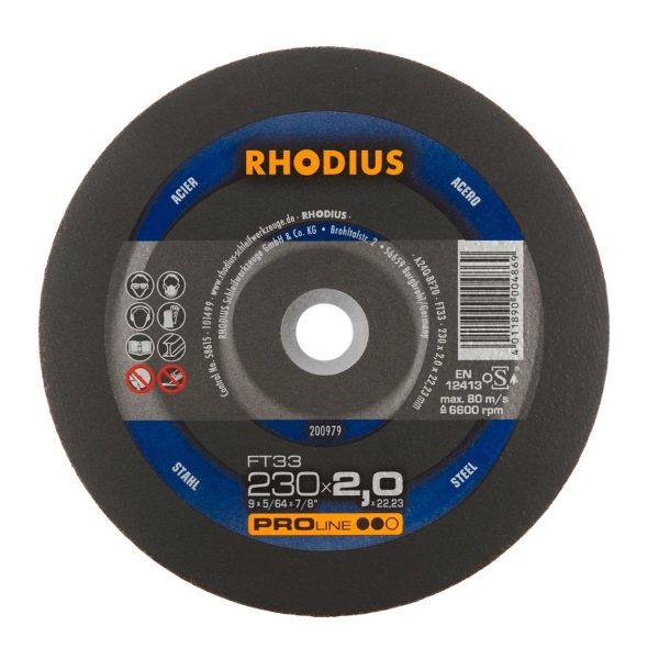 Disco de corte hierro 230 x 2 mm FT33 25 und