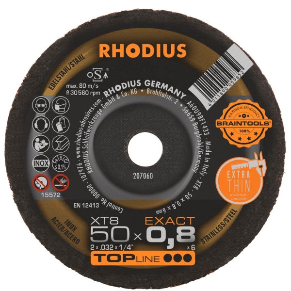 Disco corte inox 50 x 08 mm XT8 EXACT 50 und
