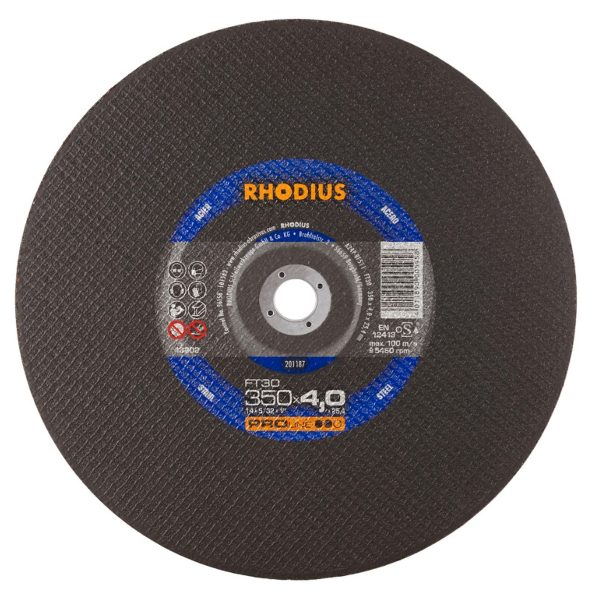 Disco corte hierro 350 x 4 x 25.4 mm FT30 10 Und