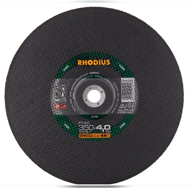 Disco corte piedra 350 x 4 mm FT40 10 und