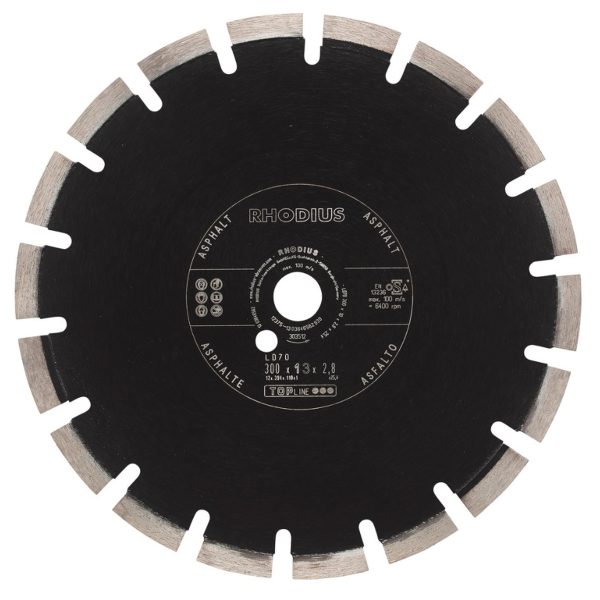 Disco corte diamante asfalto 500 x 13 x 3.6 x 25.40 mm LD70