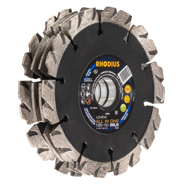 Disco diamante fresador 125 x 7 x 28.5 x 22.23 mm LD404