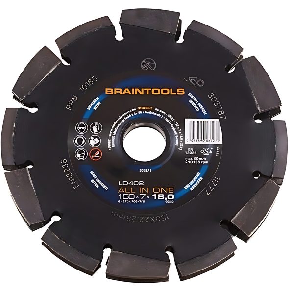 Disco diamante fresador 150 x 7 x 18 x 22.23 mm LD402