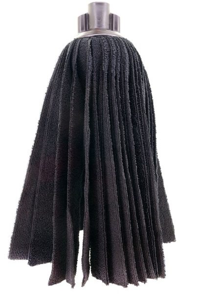 FREGONA MICROFIBRA NEGRA TIRAS