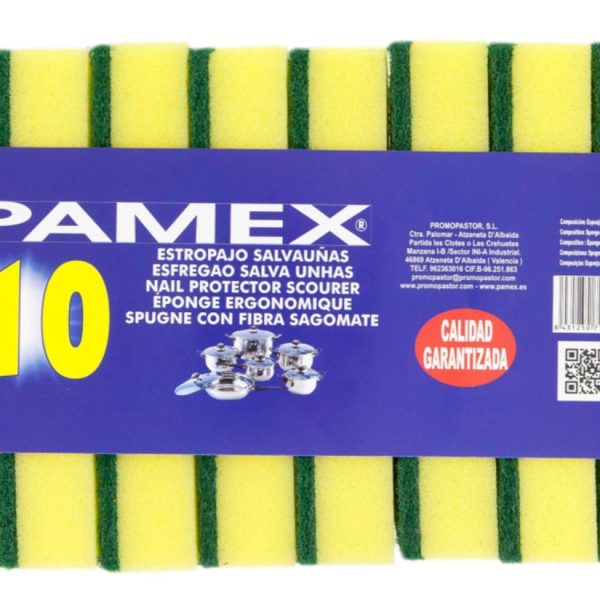 ESTROPAJO ESPONJA 10 UND