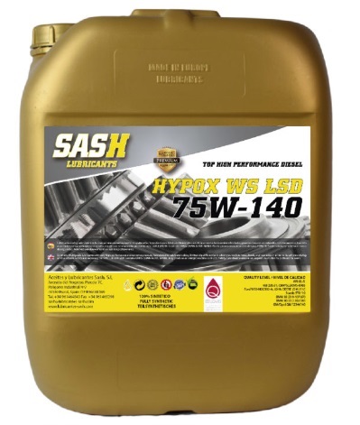 ACEITE 75W140 HYPOX WS LSD 20 L