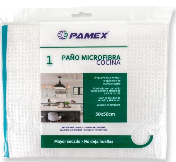PAÑO MICROFIBRA COCINA 50 X 50 BL-1