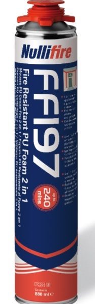 ESPUMA POLIURETANO IGNIFUGA FF197 880 ML (12 UND)
