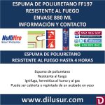 ESPUMA POLIURETANO IGNIFUGA FF197 880 ML (12 UND)