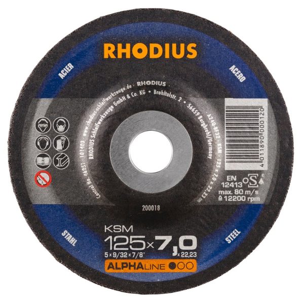 DISCO REPASAR 125 X 7 X 22,23 KSM