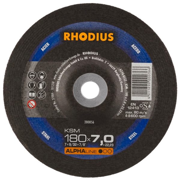 DISCO REPASAR 180 X 7 X 22,23 KSM 10 UND