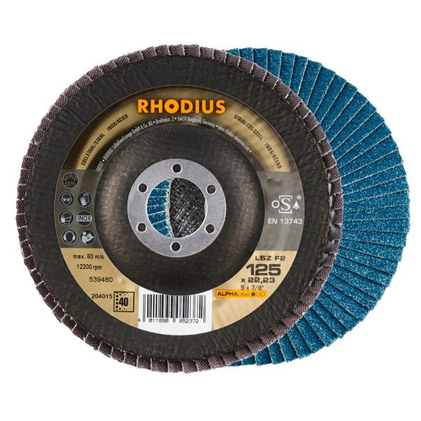 Disco desbaste laminas 125 mm LSZ F2 K40 10 und