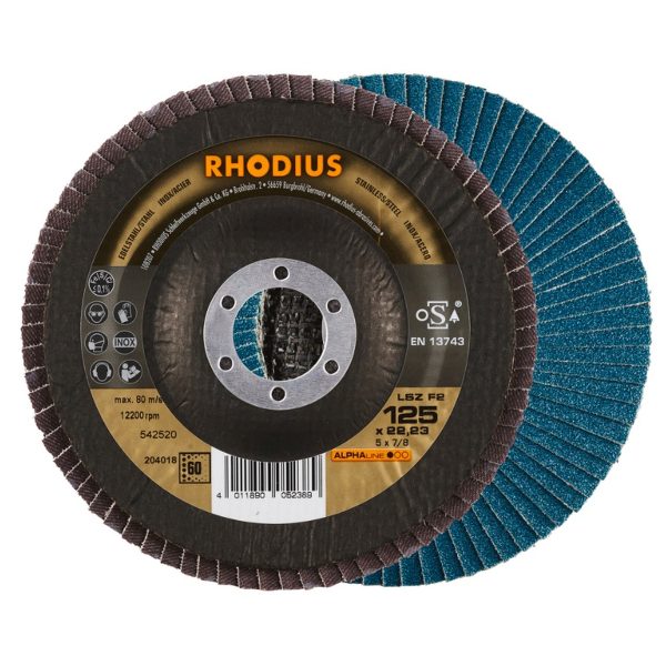 Disco desbaste laminas 125 mm LSZ F2 K60 10 und