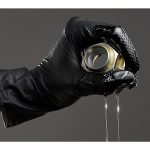 Guantes de nitrilo negro diamantado T8-M 50 und