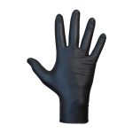 Guantes de nitrilo negro diamantado T8-M 50 und